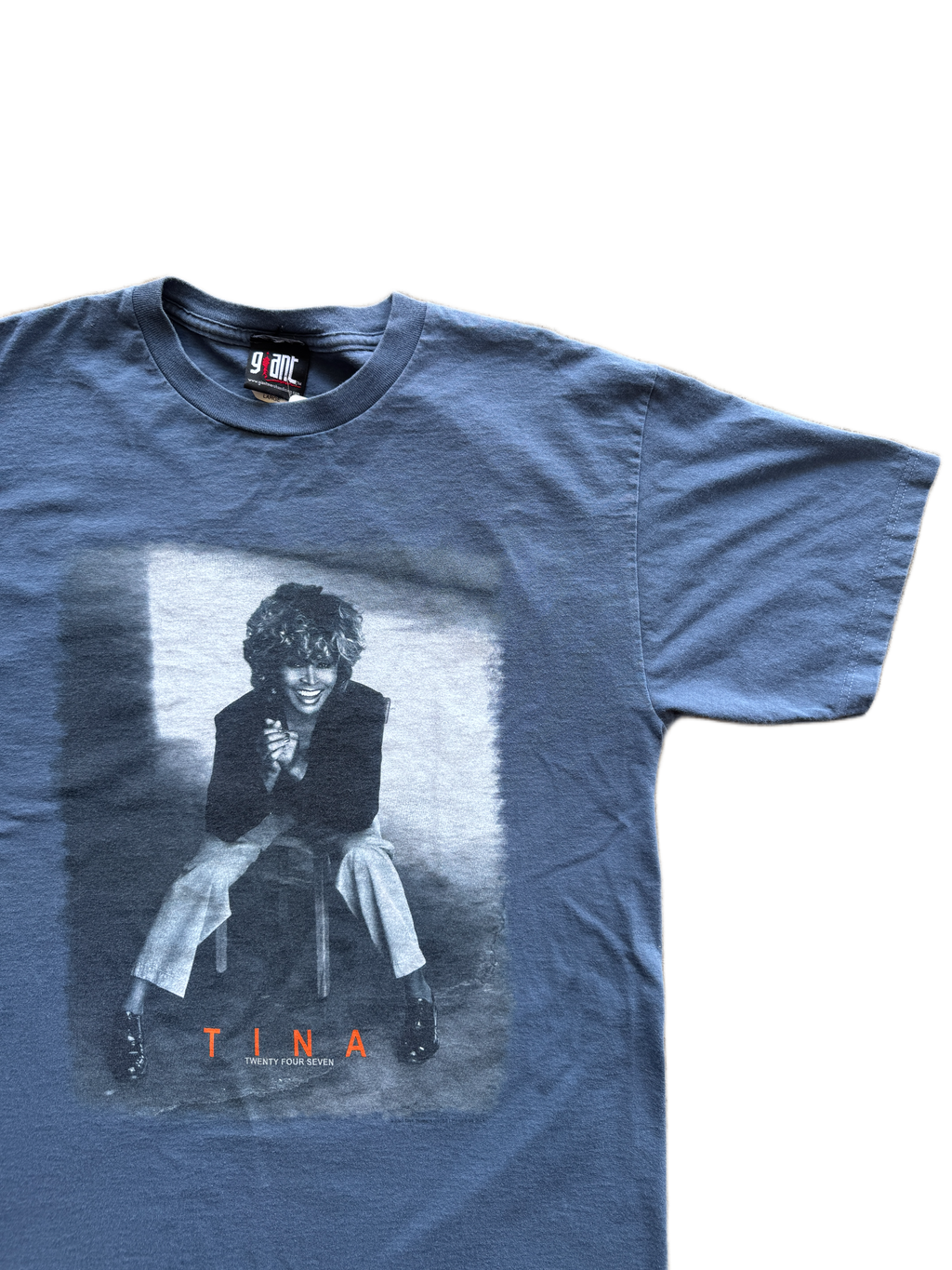 vintage tina turner 24/7 tour tee