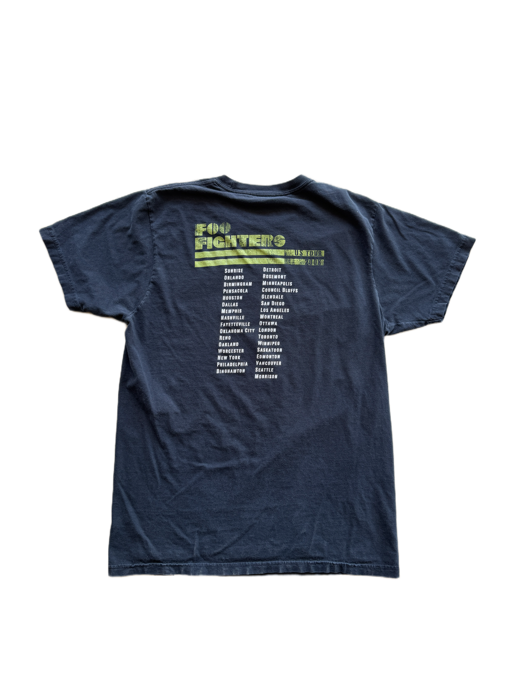 foo fighters 2007 'echoes, silence, patience & grace'  tour tee