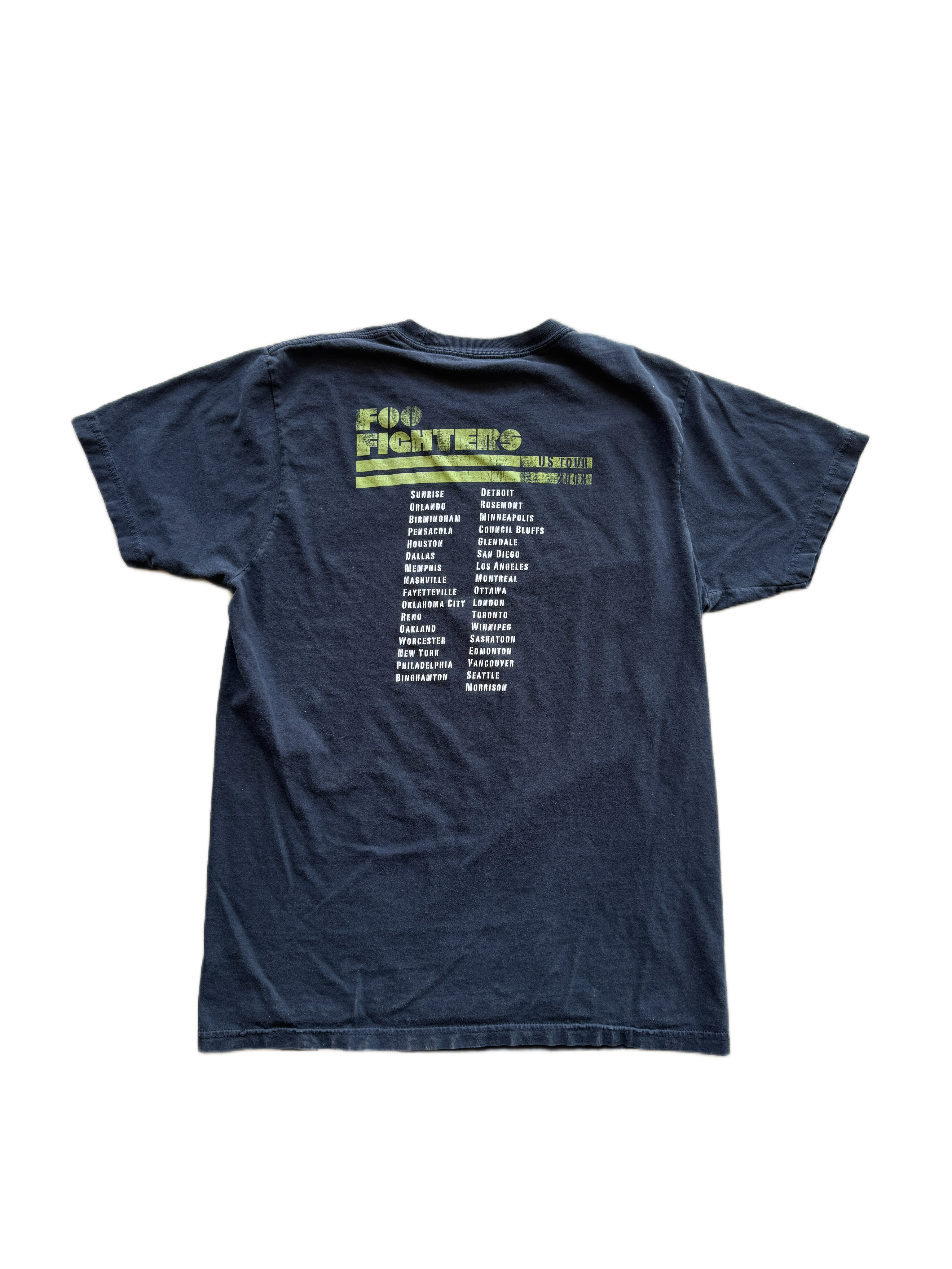 foo fighters 2007 'echoes, silence, patience & grace'  tour tee
