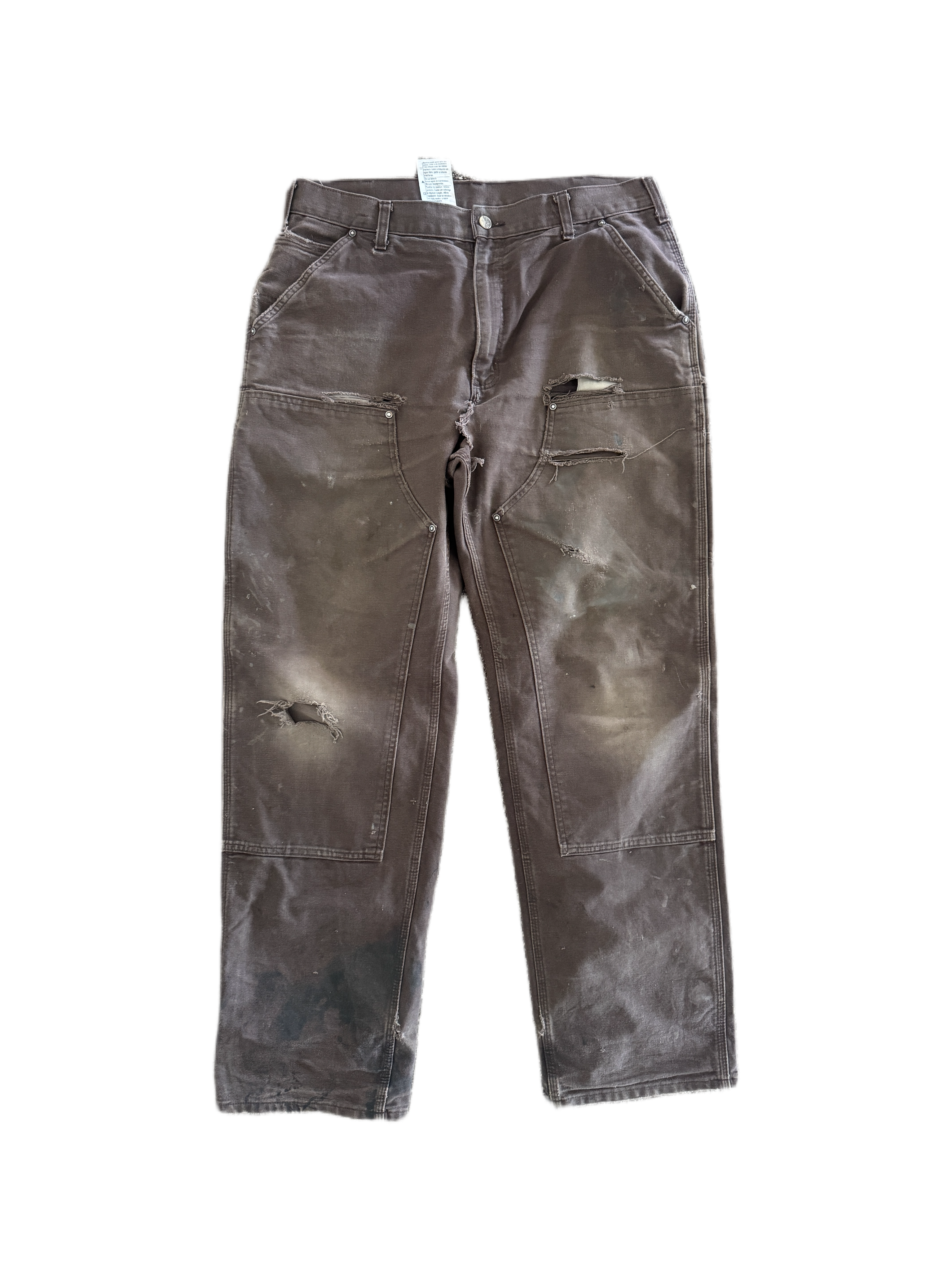 vintage brown carhartt double knees