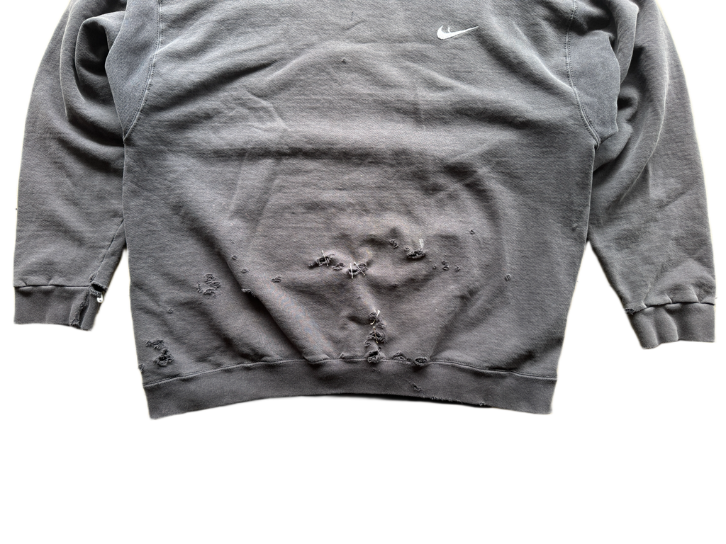 vintage distressed nike sweatshirt