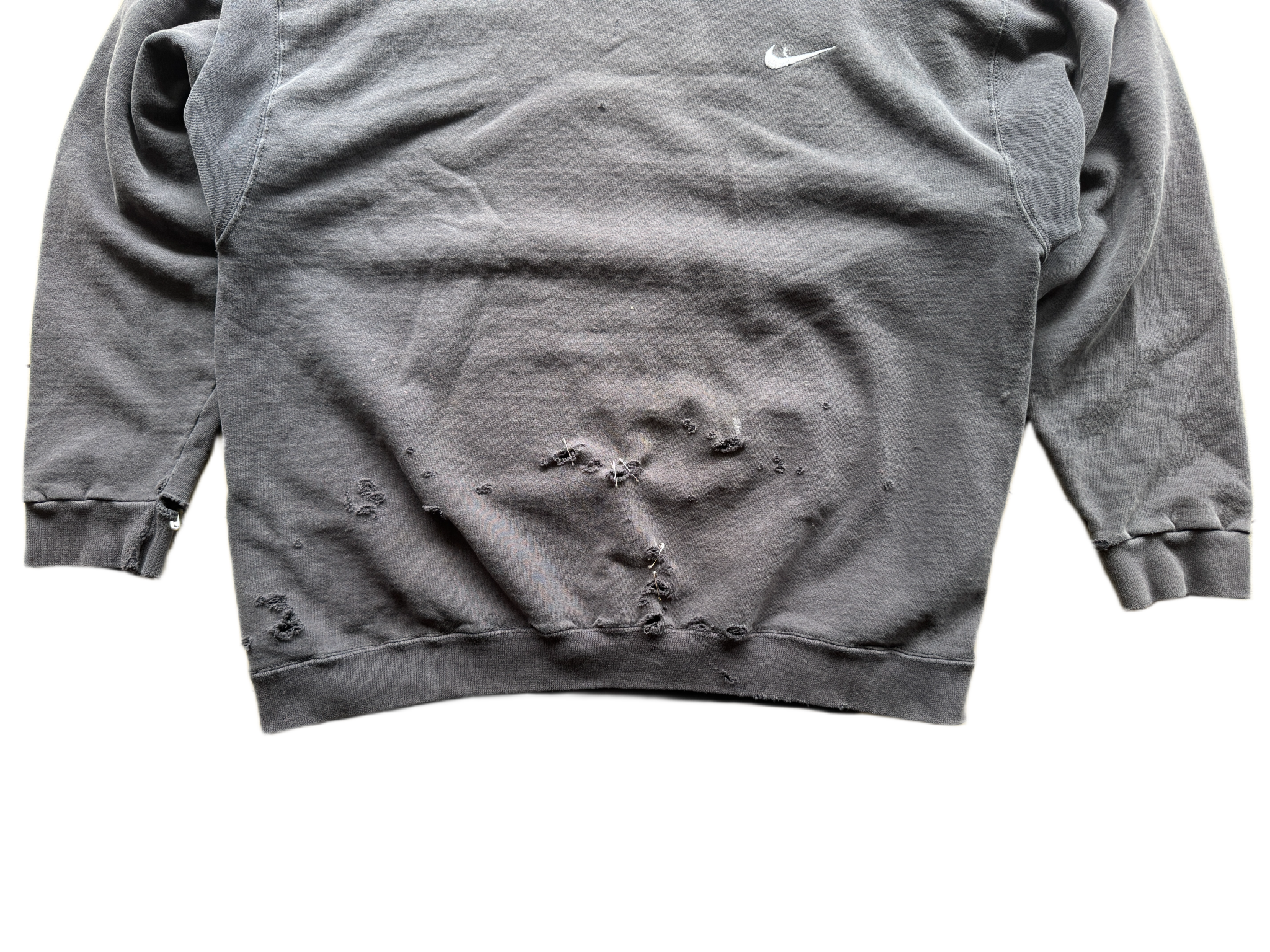 vintage distressed nike sweatshirt