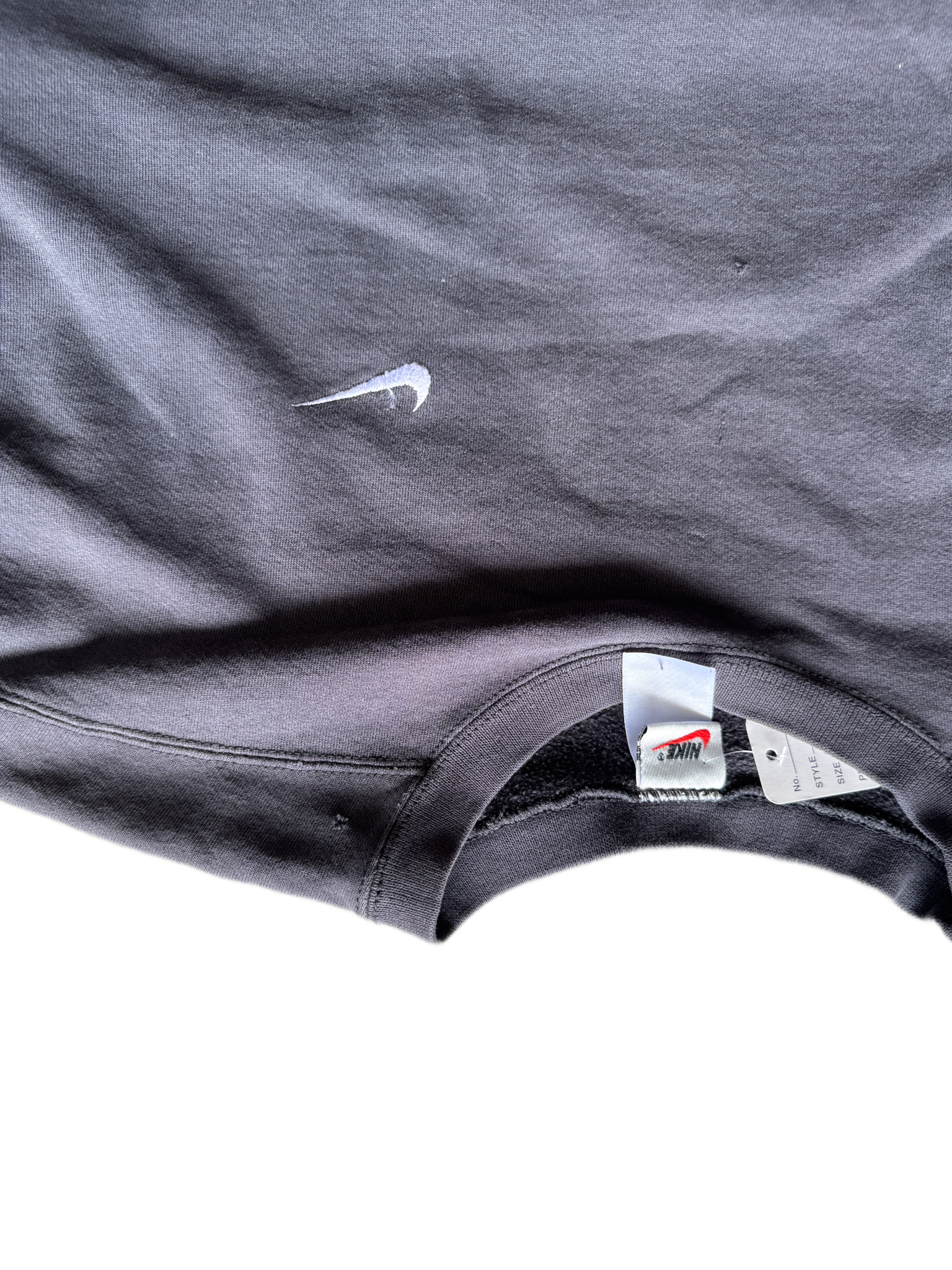 vintage distressed nike sweatshirt