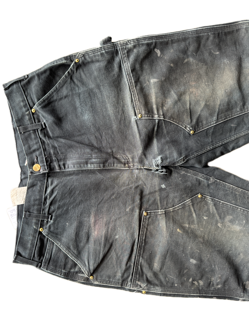vintage black carhartt double knees