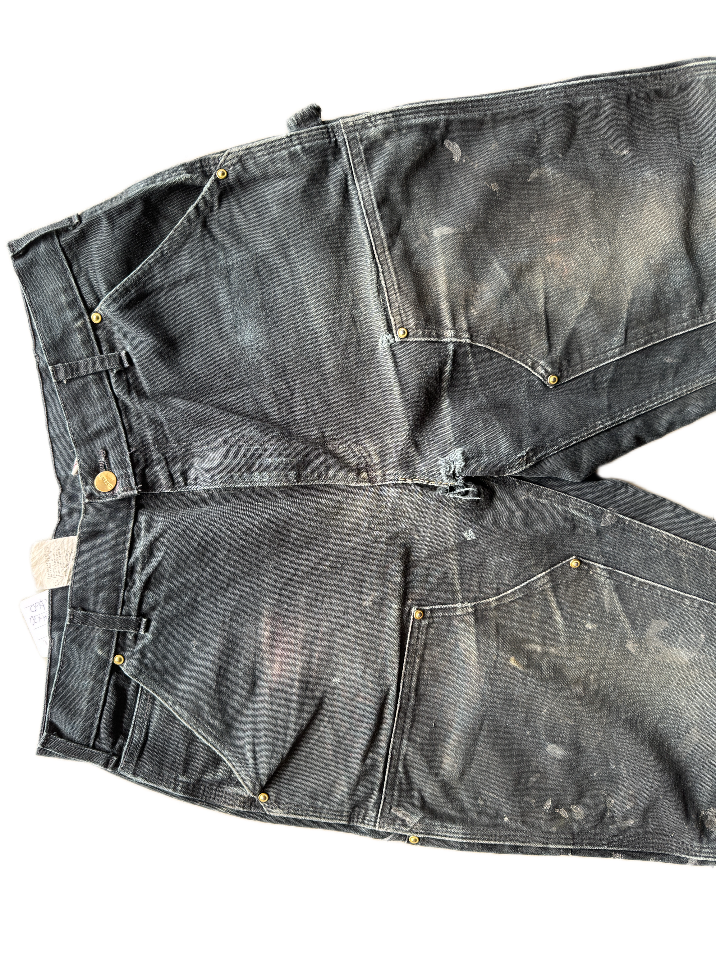 vintage black carhartt double knees