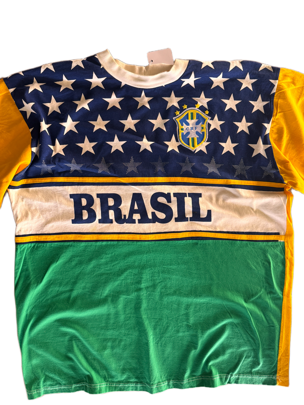 vintage brasil ronaldo aop tee