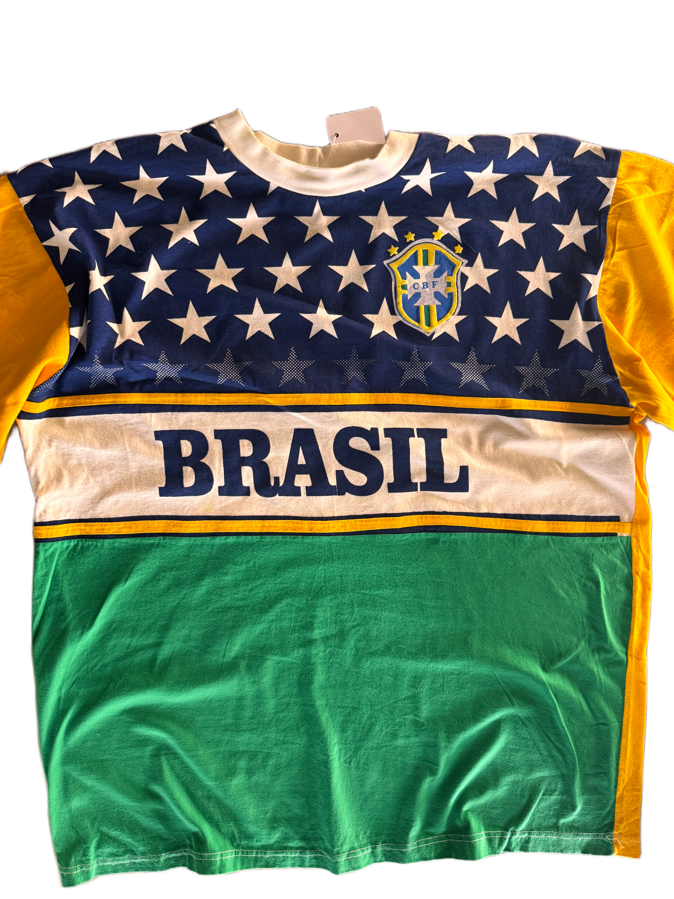 vintage brasil ronaldo aop tee