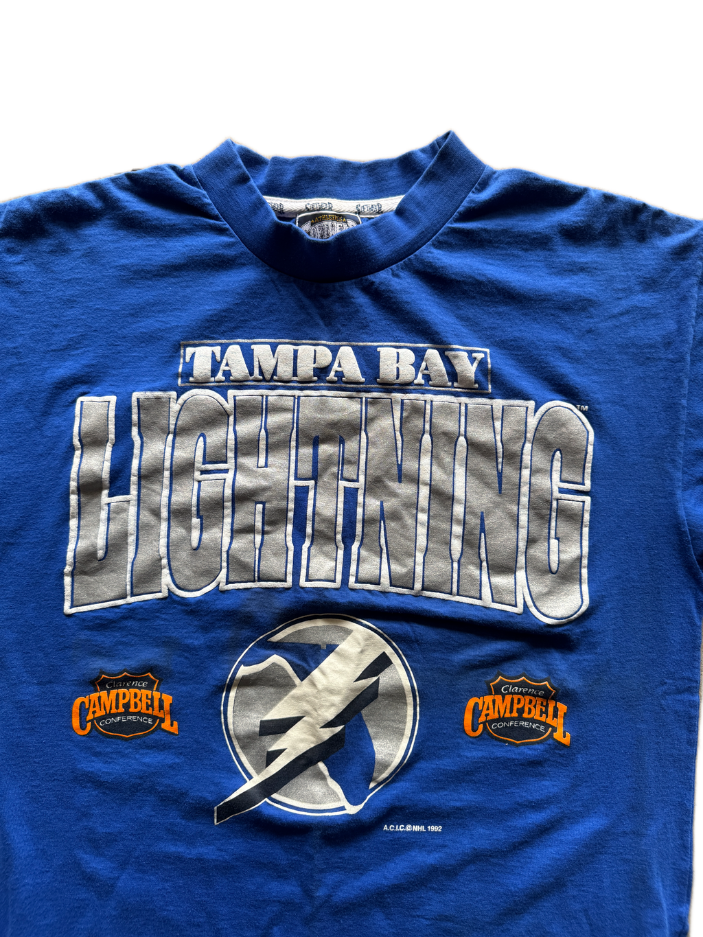 vintage 1992 tampa bay lightening tee
